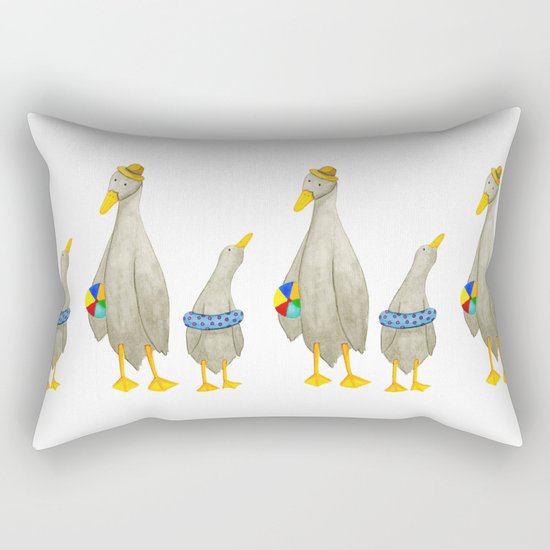 The ducks day out! Rectangular Pillow