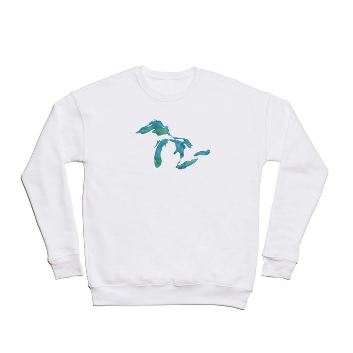 Great Lakes Watercolor Crewneck Sweatshirt