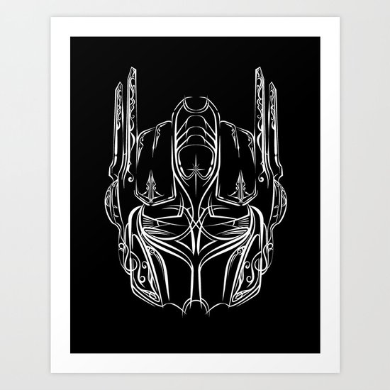Pinstripe Prime Art Print