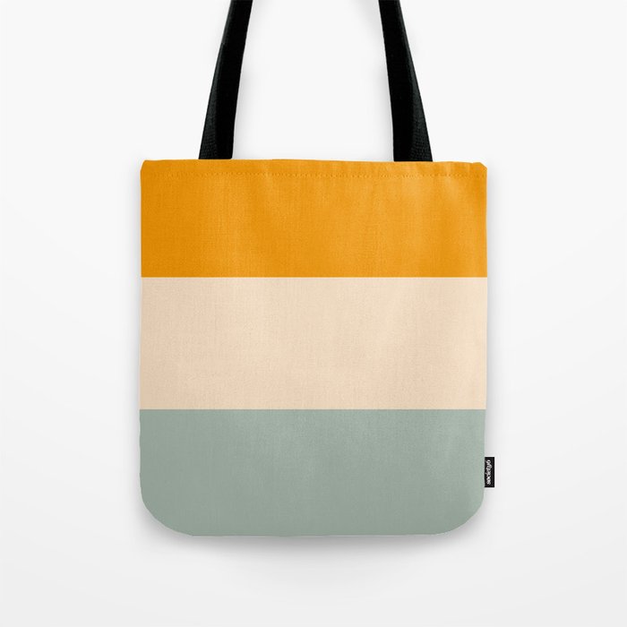 Heracles - Minimal Summer Retro Stripes Tote Bag