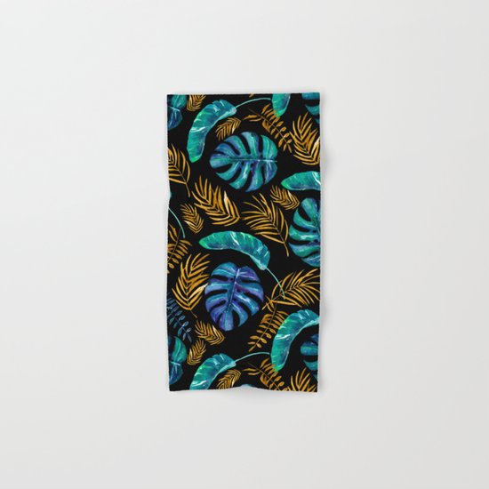 Tropical Leaf Hand & Bath Towel