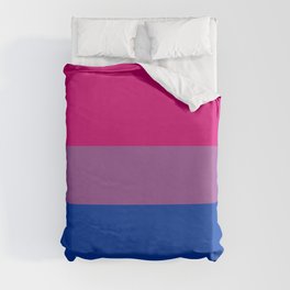 BiSexual pride flag colors Duvet Cover