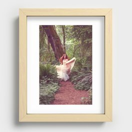 Through the Woods Recessed Framed Print
