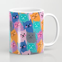 A Bunch of Cats Coffee Mug