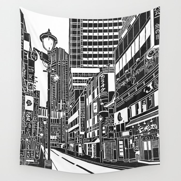 Tokyo - Shibuya Wall Tapestry