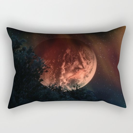 Lazy Earth Rectangular Pillow