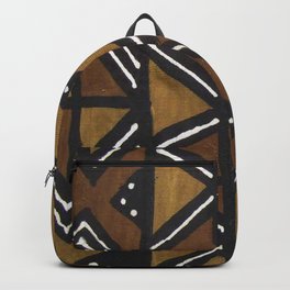 African Pattern - African Mudcloth Design Backpack
