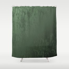 Velvet in Green Shower Curtain