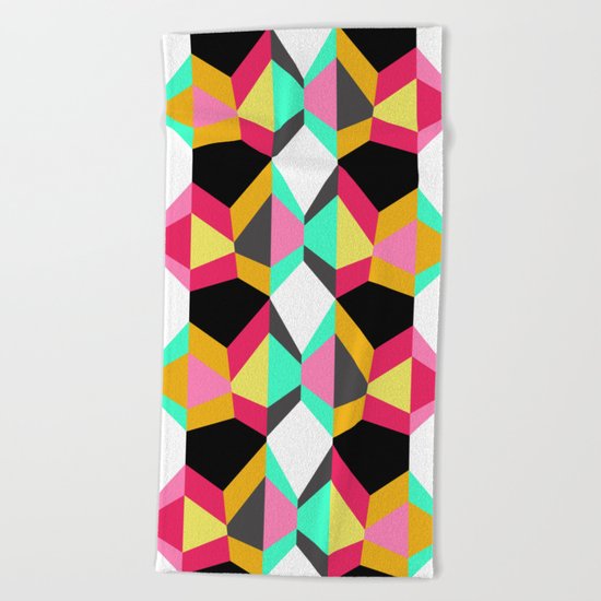 Geometric#18 Beach Towel