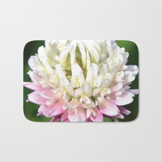 Flower | Flowers | One Clover Flower | Nature Photography | Nadia Bonello Bath Mat