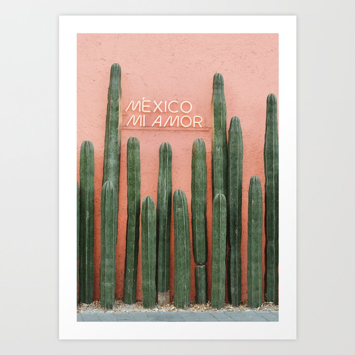 Mexico Mi Amor Art Print