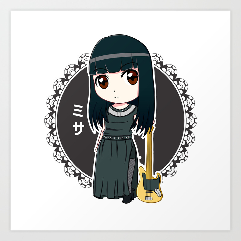 Band Maid Misa Art Print By Iiichikun Society6