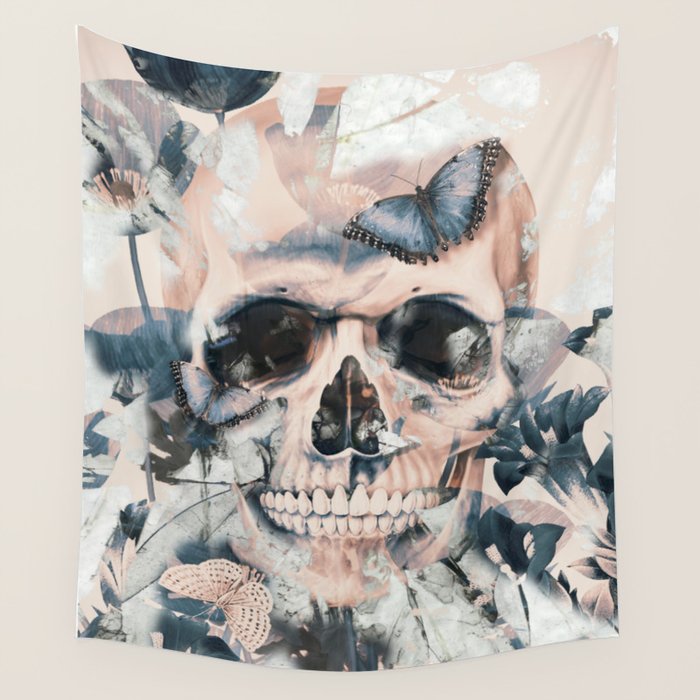 SKULL 4 Wall Tapestry by dada22 Society6