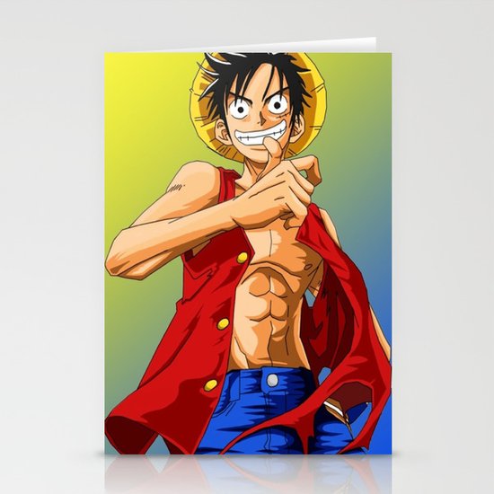 Monkey D Luffy Stationery Cards