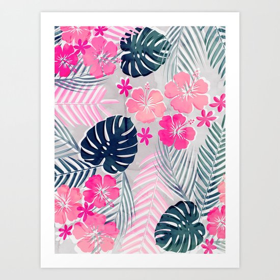 Tropical Summer Art Print