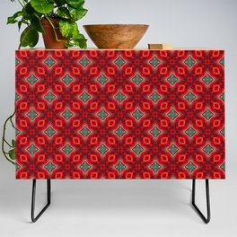 Red Lilys Credenza