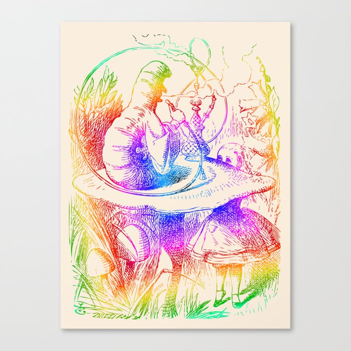 Psychedelic Alice In Wonderland Smoking Caterpillar Canvas Print By Arcanecurios Society6 Acid lsd beer foam machine wonderland mugshot mdma faucet lock mugshot tshirt alice in wonderland top alice wonderland shirt dmt lsd tshirt mdma shirt. psychedelic alice in wonderland smoking caterpillar canvas print by arcanecurios