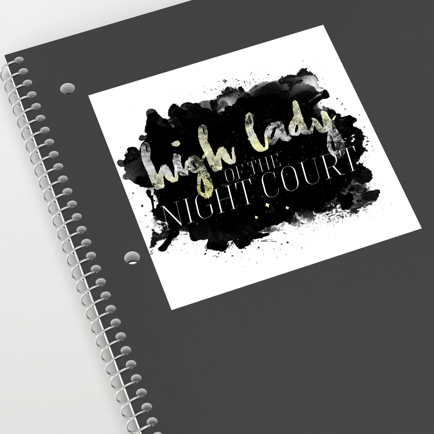 Acotar High Lady Of The Night Court Sticker By Meghanfoulk Society6 Acotar stainless steel pin athroneofbooks $ 7.22. society6