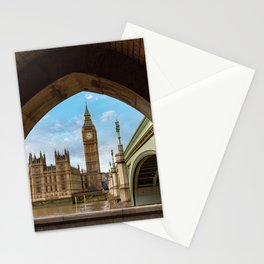 Big Ben Through The Arch Stationery Card