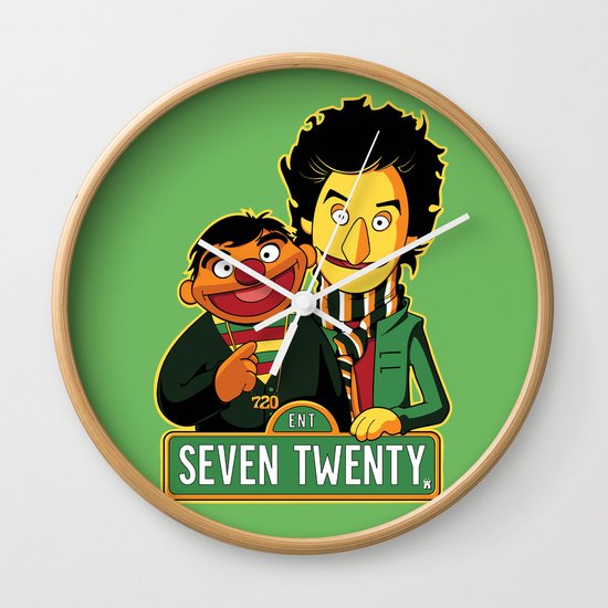 E is for Entertainment Wall Clock