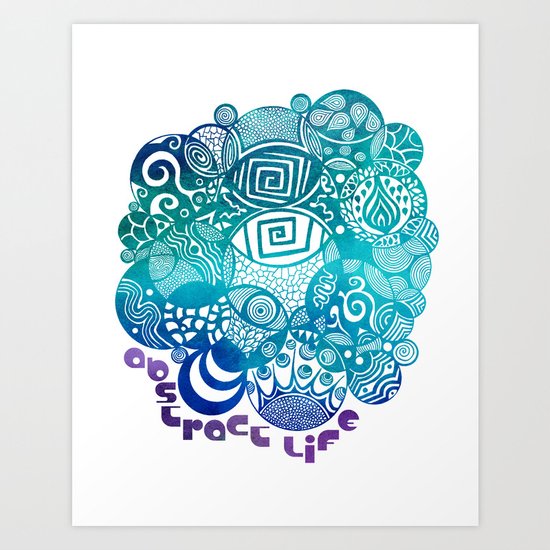 Abstract Life Art Print