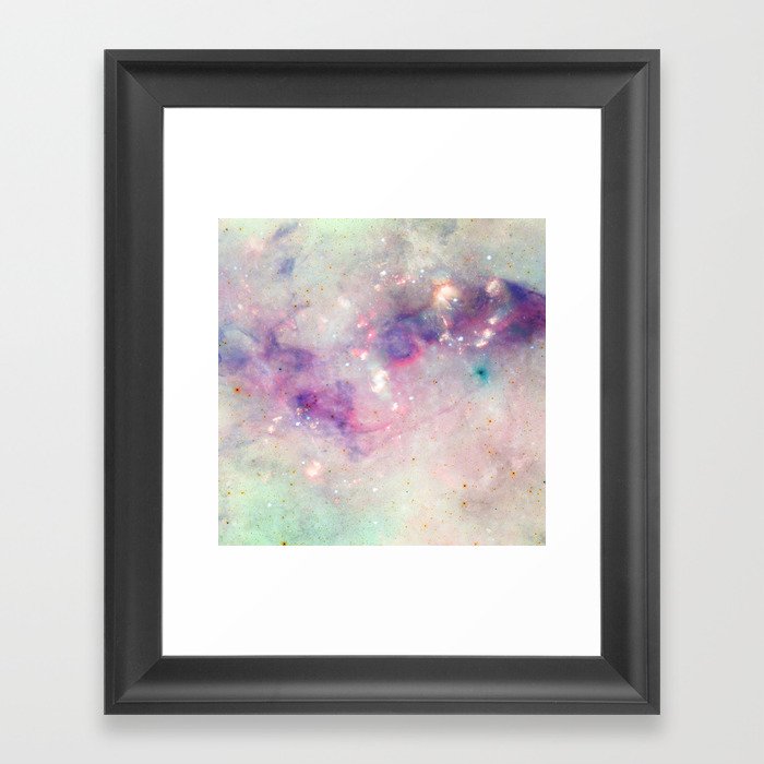 The colors of the galaxy Framed Art Print