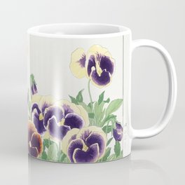 Vintage Pansy Flower. Seiyô SÔKA ZUFU. Mug