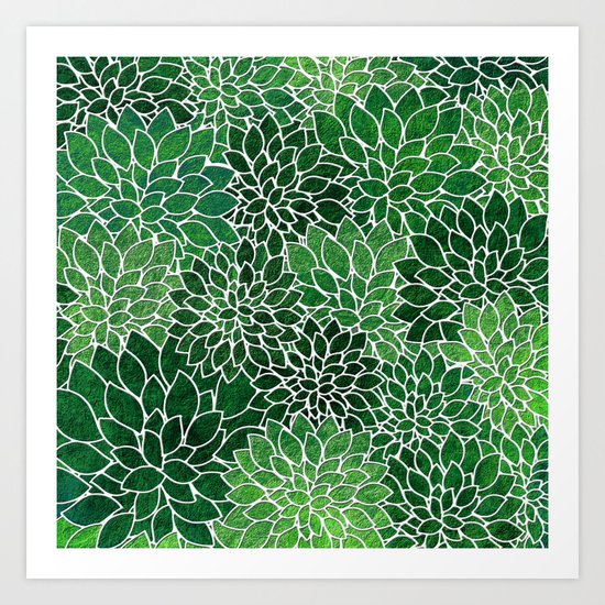Floral Abstract 23 Art Print
