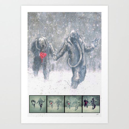 Brothers (Process) Art Print