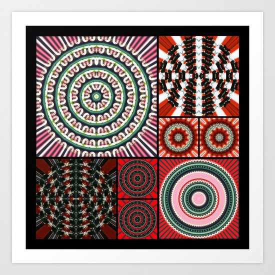 Patchwork3 Art Print
