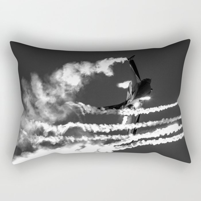 Belgian F16 and Flares Rectangular Pillow