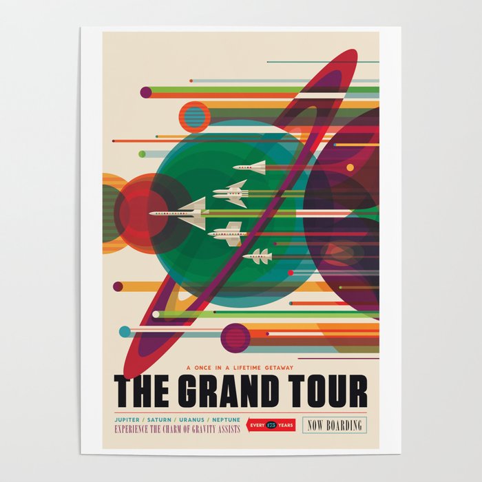 NASA Retro Space Travel Poster #5 Poster