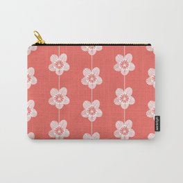 Floral Stem Print Carry-All Pouch