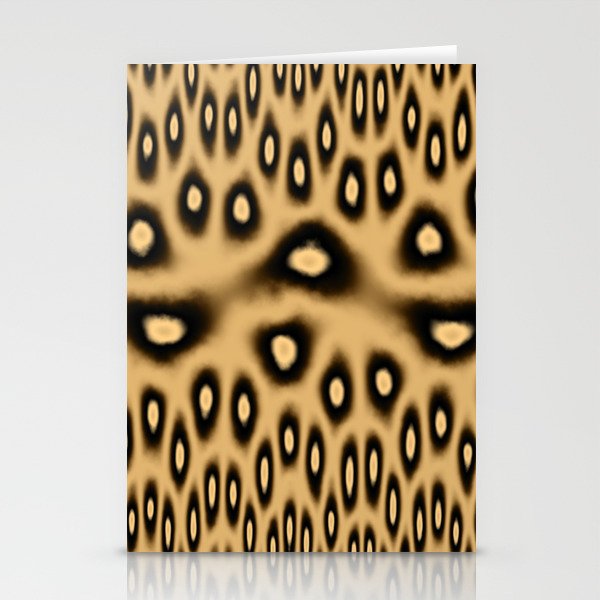 Leopard spots pattern Stationery Cards