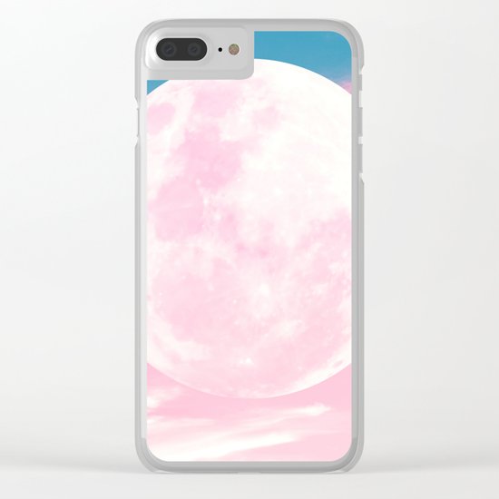 Supermoon Clear iPhone Case