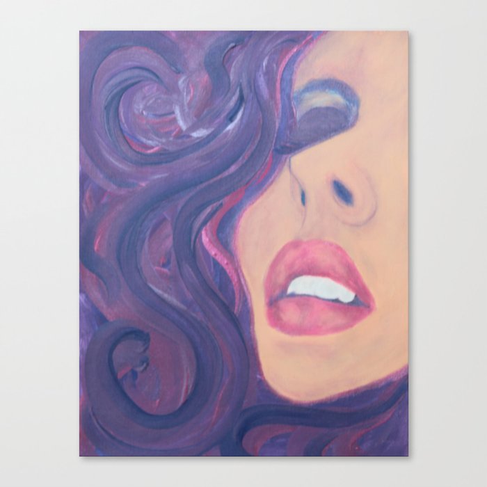 Glamour Girl Canvas Print By Krystalgray Society6