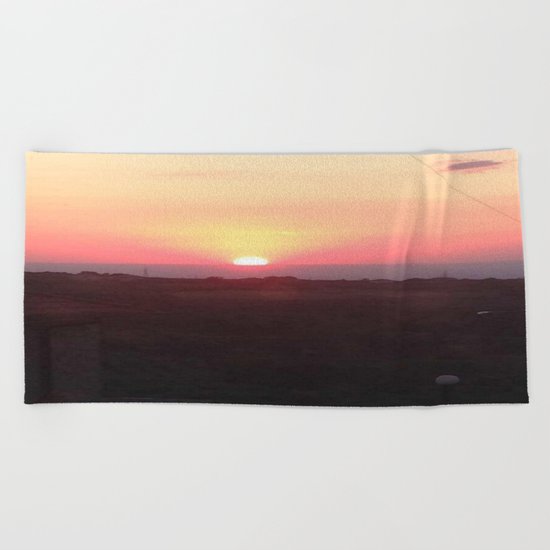 Italian Sunset 1 Beach Towel