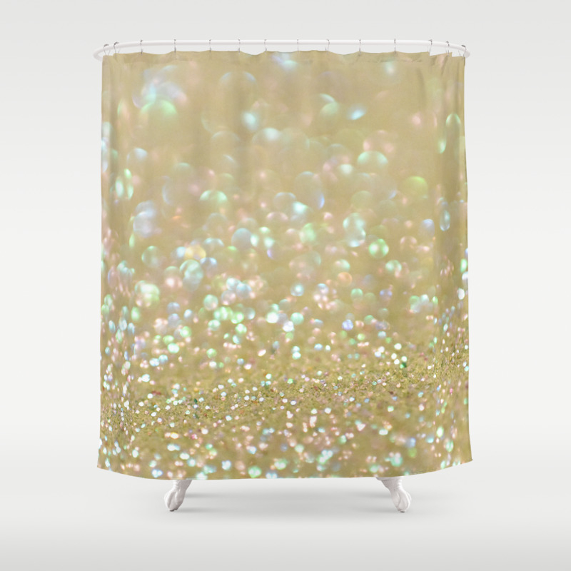 Champagne Shower Curtain By Lisa, Champagne Shower Curtain