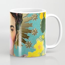 Frida Kahlo Crown & Bubble Gum Coffee Mug