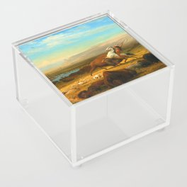 Albert Bierstadt The Last of the Buffalo  Acrylic Box