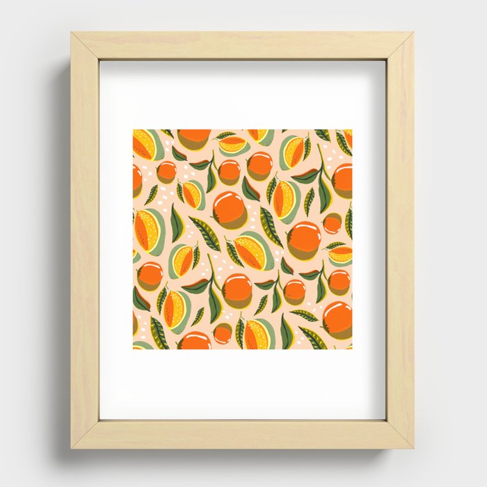 Summer Mangos  Recessed Framed Print