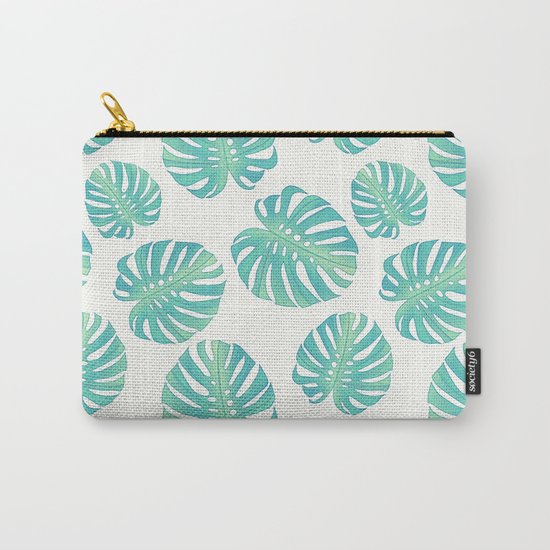 Vintage leaves Carry-All Pouch
