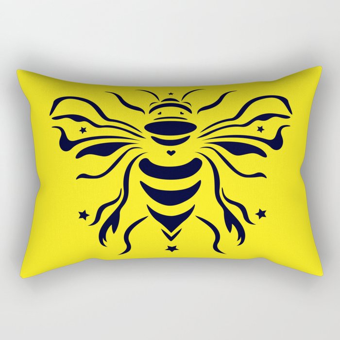 Save the bumblebee by #Bizzartino Rectangular Pillow