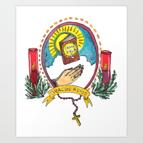 ¡Gracias a Dios! Art Print