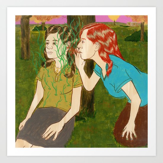 Secrets Art Print