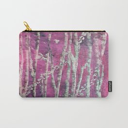 Disillusioned Carry-All Pouch | Trees, Wind, Drawing, Digital, Feels, Vains, Abstract, Digitalart, Reimagined, Magenta 