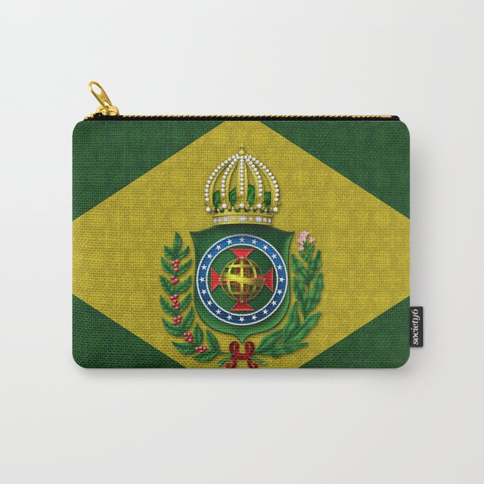 Dom Pedro II Coat of Arms Carry-All Pouch