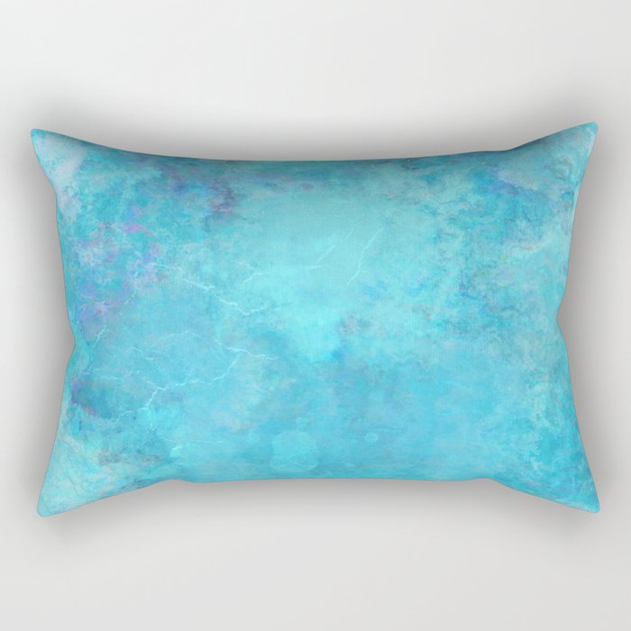 Water light blue Rectangular Pillow