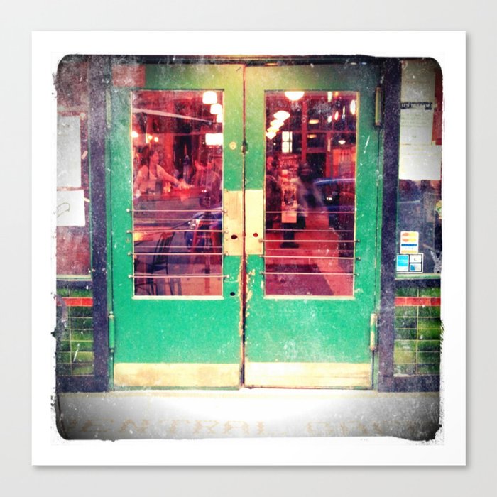 Central Saloon Doors Pioneer Square Seattle Wa Canvas Print By