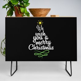 We Wish You A Merry Christmas Credenza